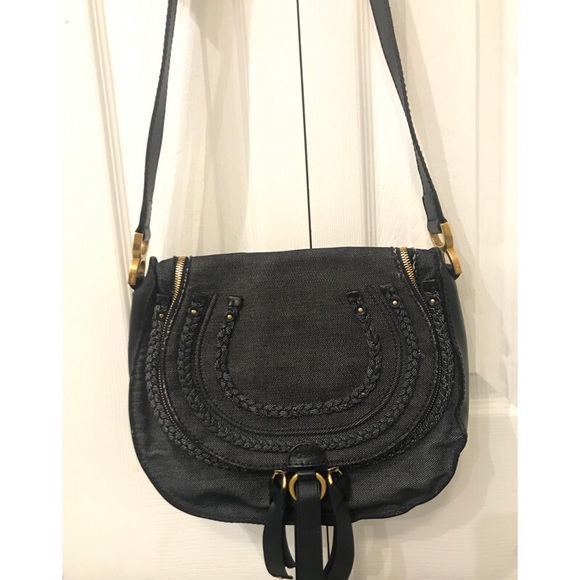 Chloe Medium Marcie Saddle Crossbody Bag - Picture 3 of 3